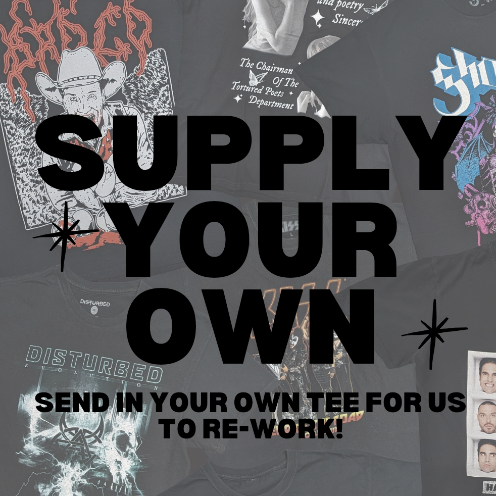 SUPPLY YOUR OWN!